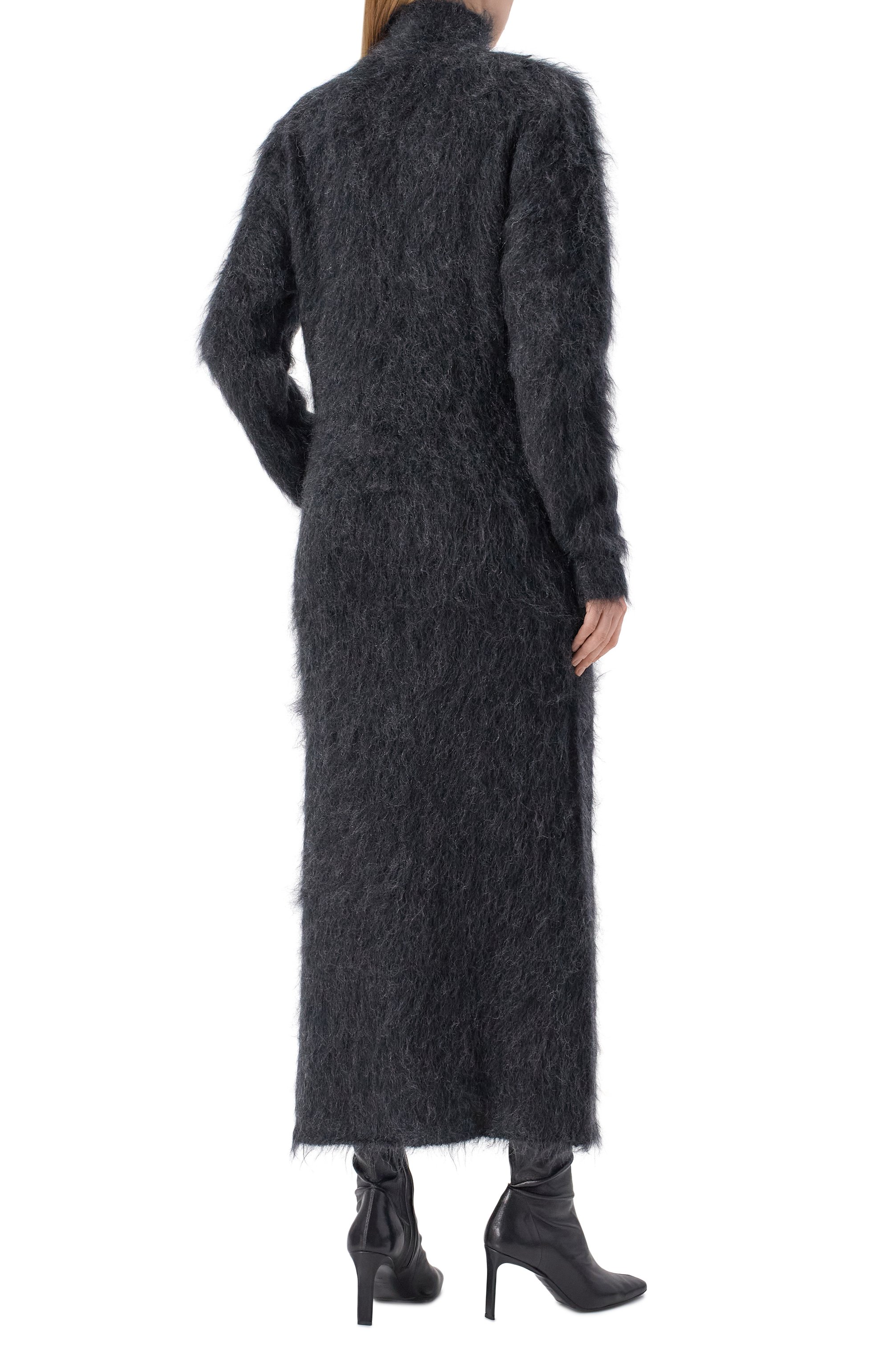 Шерстяное платье GIUSEPPE DI MORABITO темно-серого цвета по цене 127500 руб., арт. 05FW2KND373X 05444, фото 3 Шерстяное платье GIUSEPPE DI MORABITO, арт. 05FW2KND373X 05444, фото 3