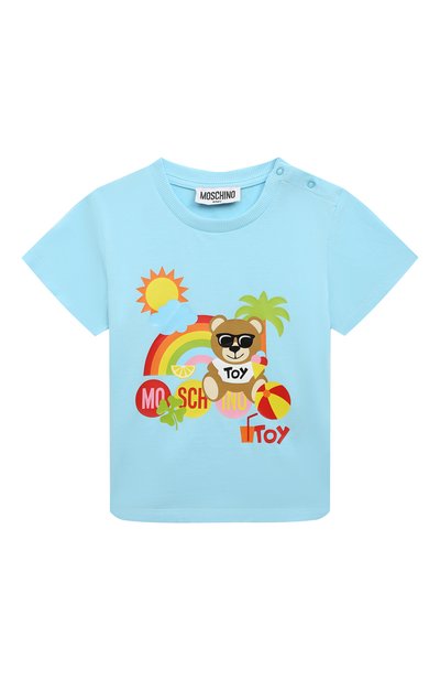 Хлопковая футболка MOSCHINO, арт. MMM031/LBA08, фото 1