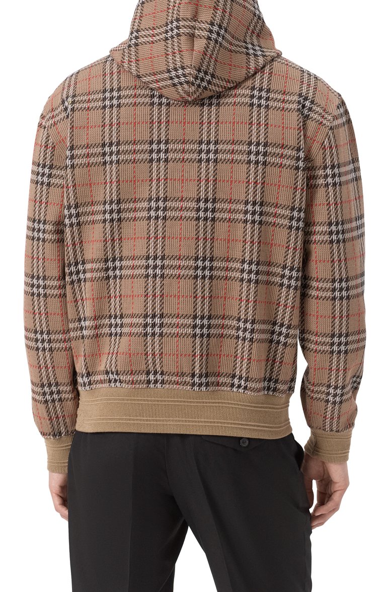 Мужской хлопковая толстовка BURBERRY бежевого цвета, арт. 8102881 | Фото 4 (Длина (для топов): Стандартные; Рукава: Длинные; Материал внешний: Хлопок, Синтетический материал; Мужское Кросс-КТ: Толстовка-одежда; Стили: Спорт-шик)