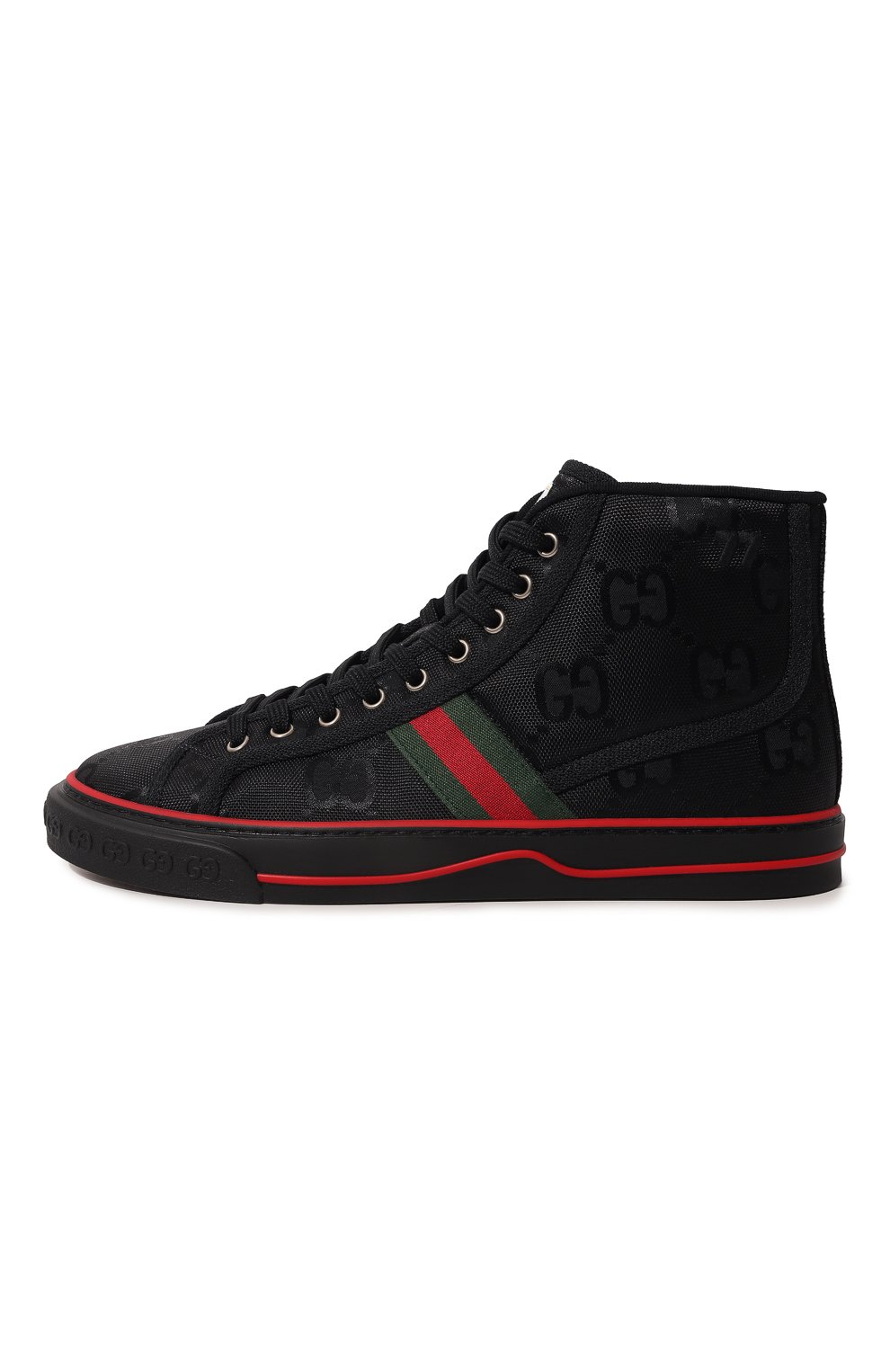 Текстильные кеды gucci tennis 1977 GUCCI, арт. 628717 H9H80, фото 4