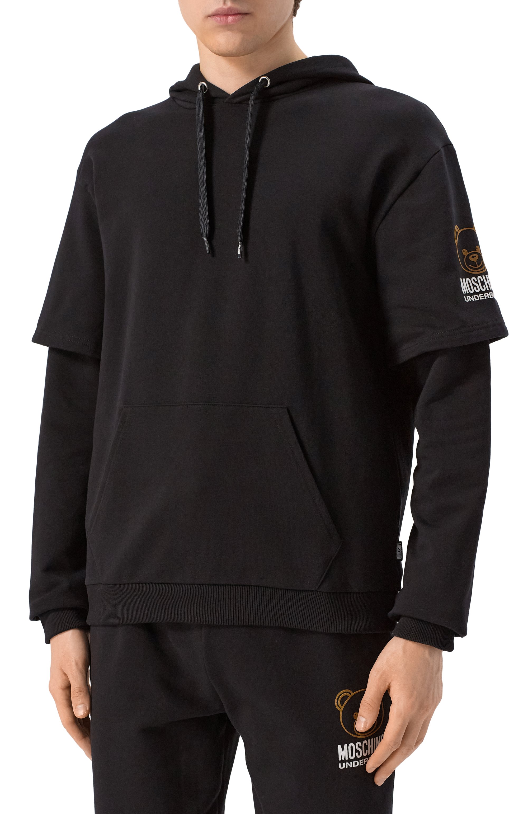 Хлопковое худи MOSCHINO, арт. A1703/4424, фото 3