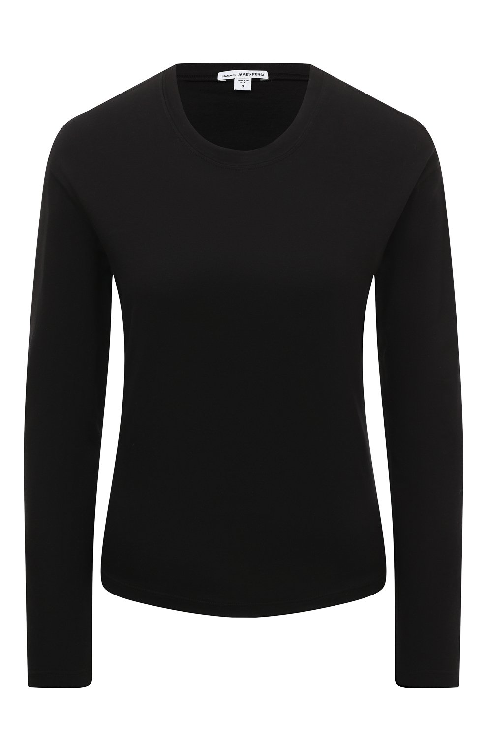 Хлопковый лонгслив JAMES PERSE, арт. WLJ3113/BLK, фото 1