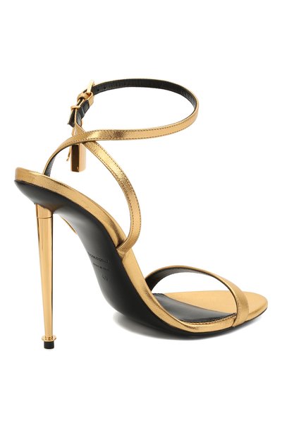 Кожаные босоножки padlock TOM FORD, арт. W2436T-LSP014, фото 4