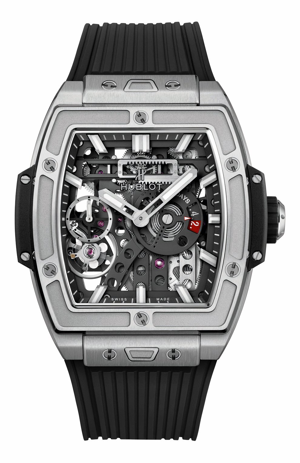 Часы meca-10 titanium HUBLOT бесцветного цвета по цене 3575000 руб., арт. 614.NX.1170.RX, фото 1 Часы meca-10 titanium HUBLOT, арт. 614.NX.1170.RX, фото 1