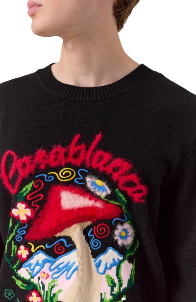 Хлопковый свитер CASABLANCA, арт. MPF25-KW-1118-01, фото 5