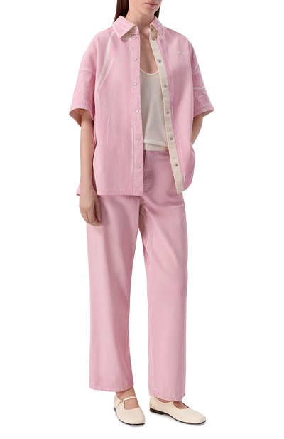 Джинсы MARNI розового цвета по цене 113000 руб., арт. PAJD0563A1/USCY64, фото 2 Джинсы MARNI, арт. PAJD0563A1/USCY64, фото 2