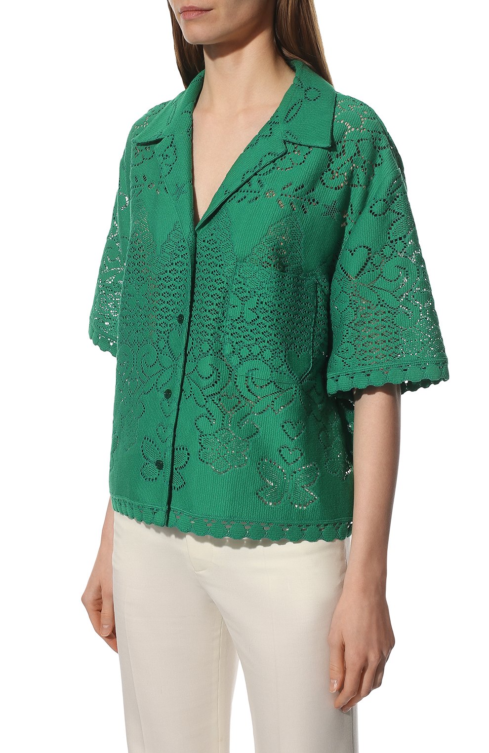 Хлопковая рубашка VALENTINO, арт. XB3AA0106U6, фото 3