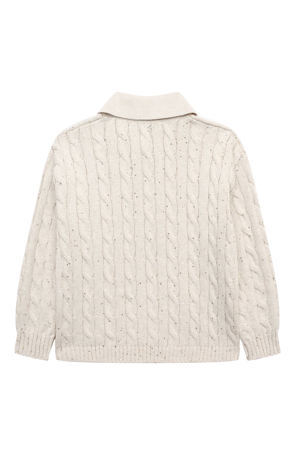 Хлопковый пуловер BRUNELLO CUCINELLI, арт. BDVM75905A, фото 2