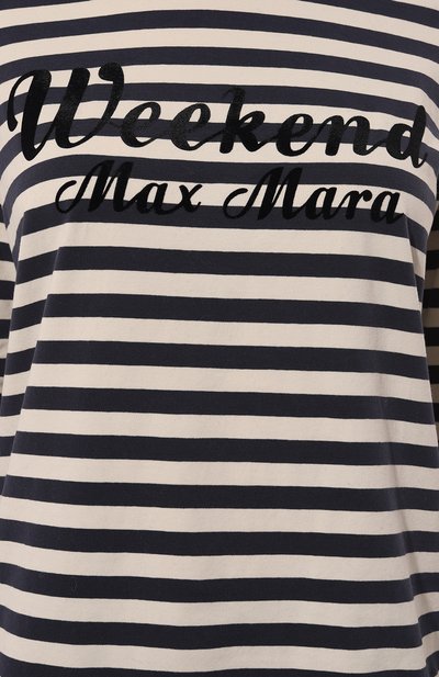Хлопковый лонгслив WEEKEND MAX MARA, арт. QUIN0A, фото 5