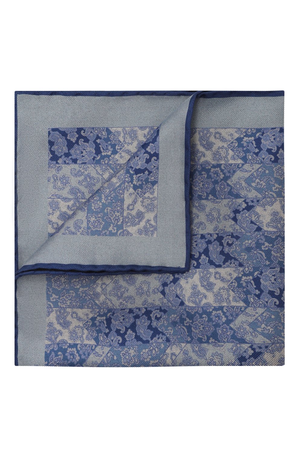 Шелковый платок STEFANO RICCI синего цвета по цене 24800 руб., арт. FZSR15/13712, фото 1 Шелковый платок STEFANO RICCI, арт. FZSR15/13712, фото 1