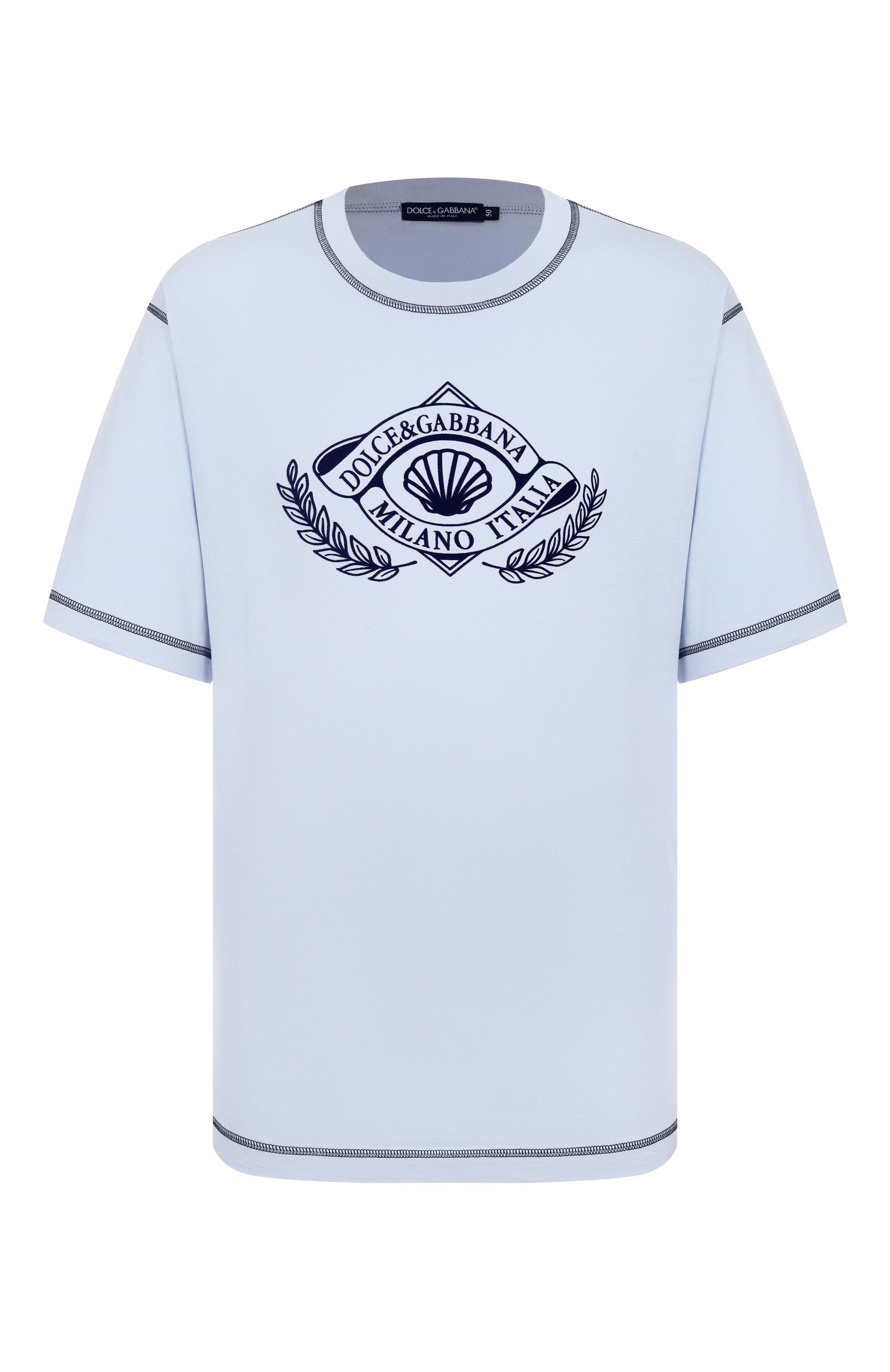 Хлопковая футболка DOLCE & GABBANA, арт. G8PN9T/G7PEC, фото 1