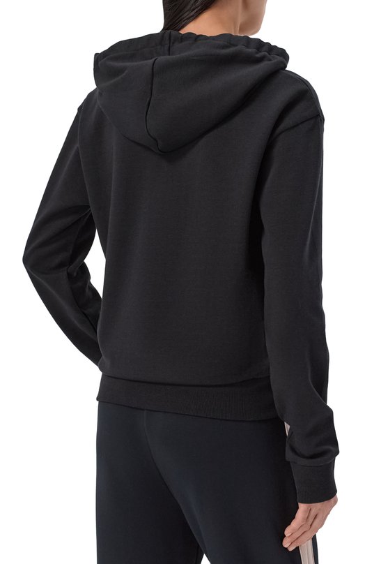 Худи из хлопка и лиоцелла BOSS 50524760 Чёрный  50524760 Фото 4