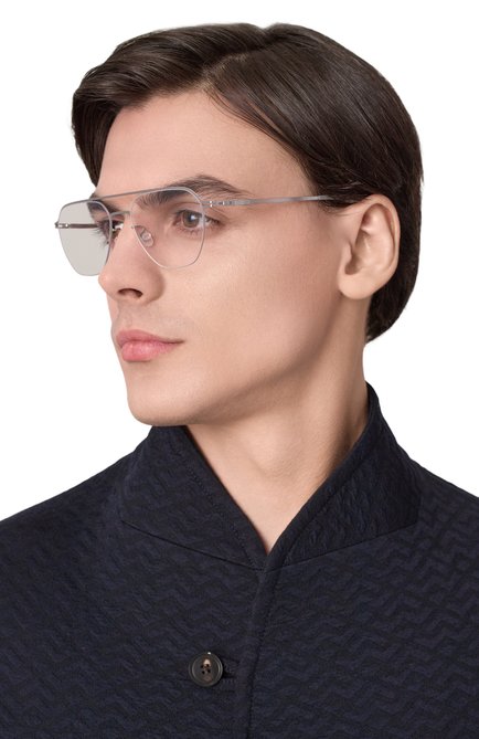 Женские оправа MYKITA серебряного цвета, арт. IMBA/051 | Фото 2 (Региональные ограничения белый список (Axapta Mercury): Не проставлено; Нос: Не проставлено)