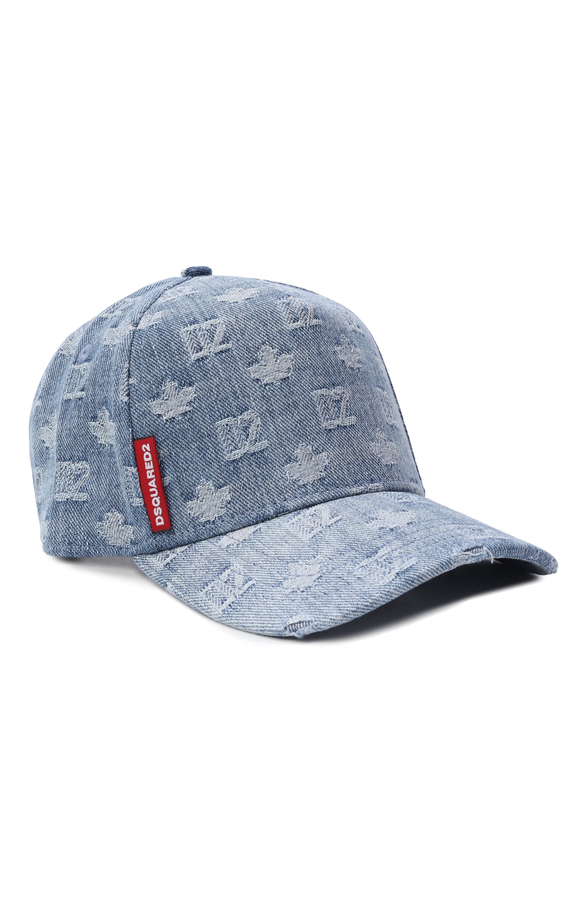 Хлопковая бейсболка DSQUARED2 голубого цвета по цене 42350 руб., арт. BCM0968/10108752, фото 1 Хлопковая бейсболка DSQUARED2, арт. BCM0968/10108752, фото 1