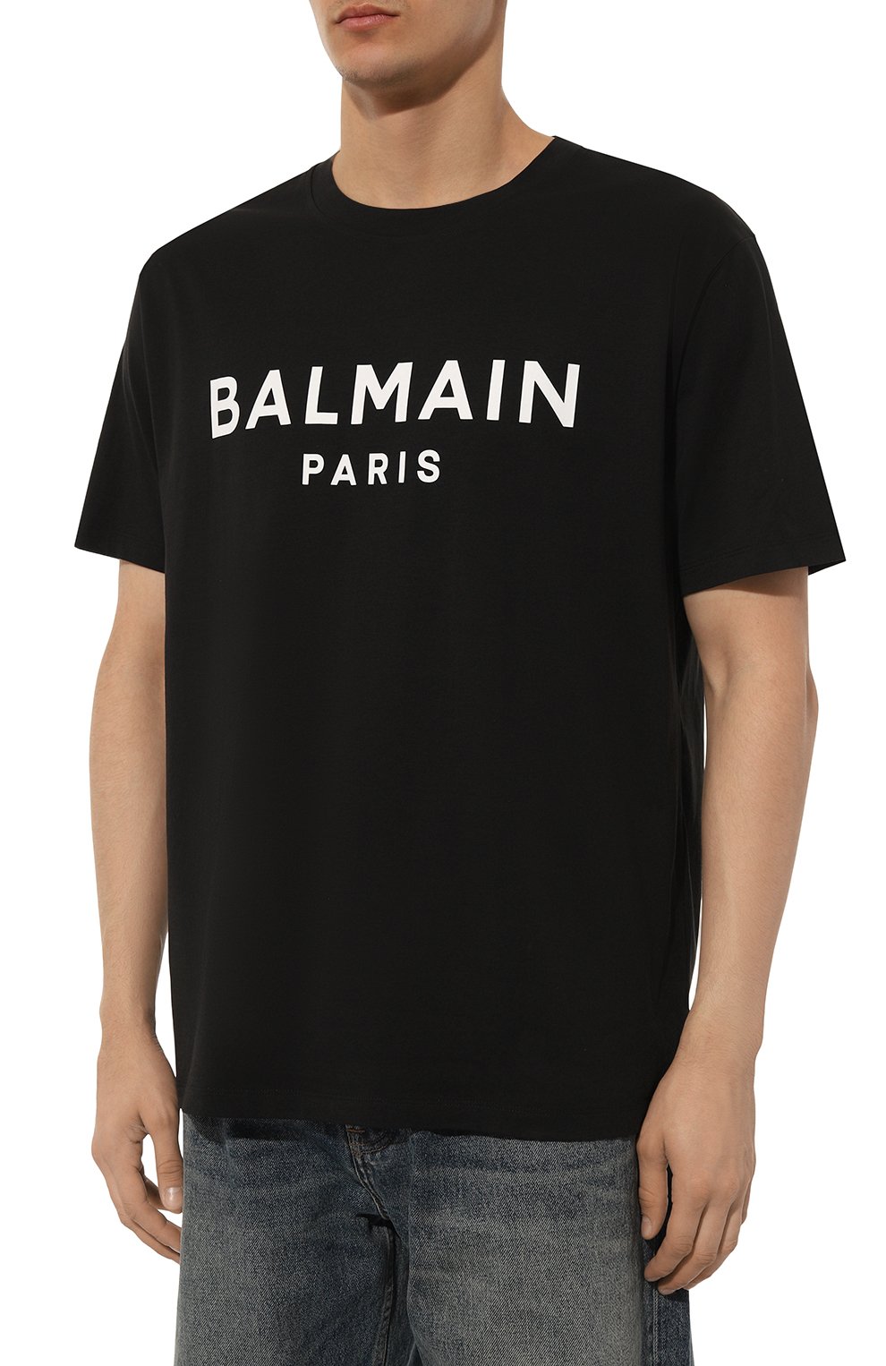 Хлопковая футболка BALMAIN, арт. DH1EG000/BB73, фото 3