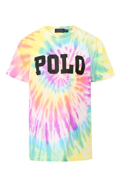 Женская хлопковая футболка POLO RALPH LAUREN, арт. 211744691