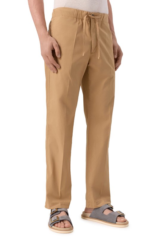 Хлопковые брюки Slowear 10S301/90890 Бежевый  10S301/90890 Фото 3