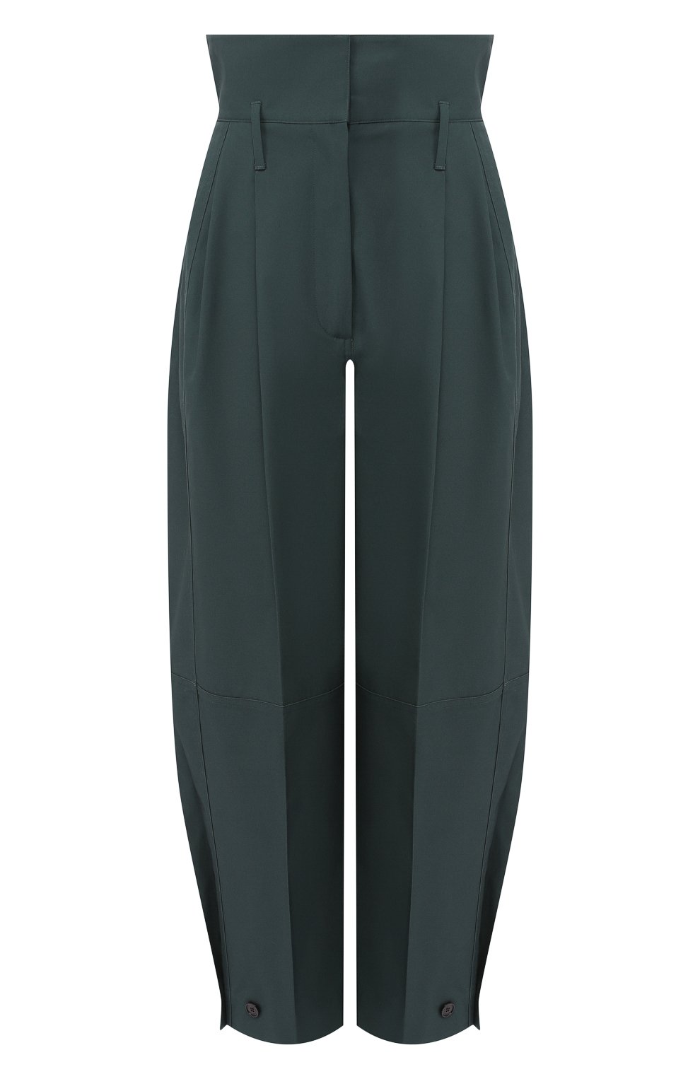 Хлопковые брюки GIVENCHY зеленого цвета по цене 89100 руб., арт. BW50CN11VX, фото 1 Хлопковые брюки GIVENCHY, арт. BW50CN11VX, фото 1