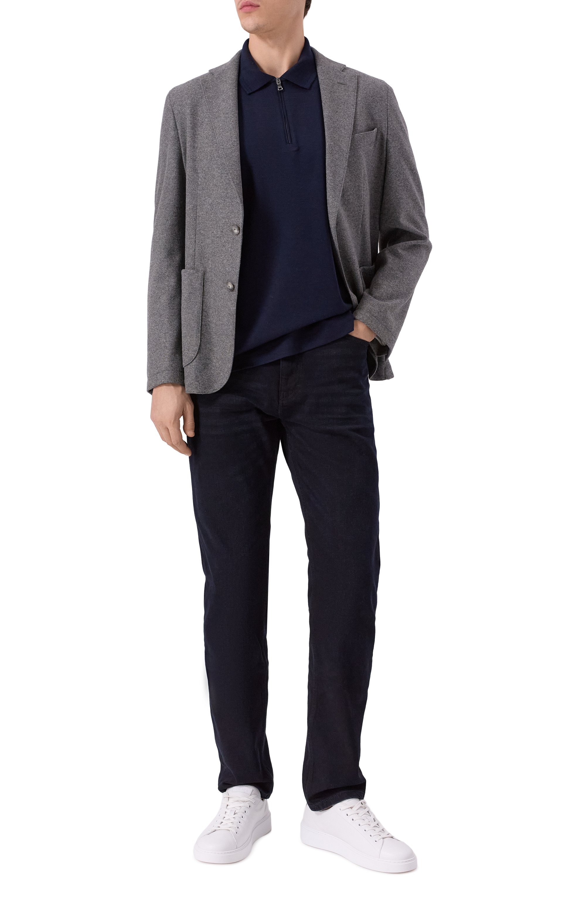 Поло из шерсти и шелка PAUL&SHARK, арт. 15311701, фото 2