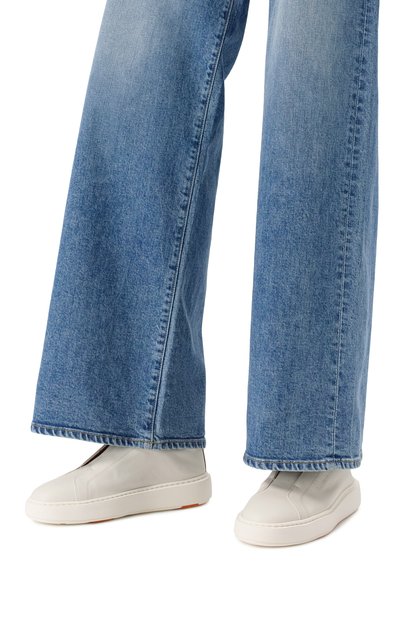 Кожаные кеды SANTONI, арт. WBCG61323BARTLLK, фото 3