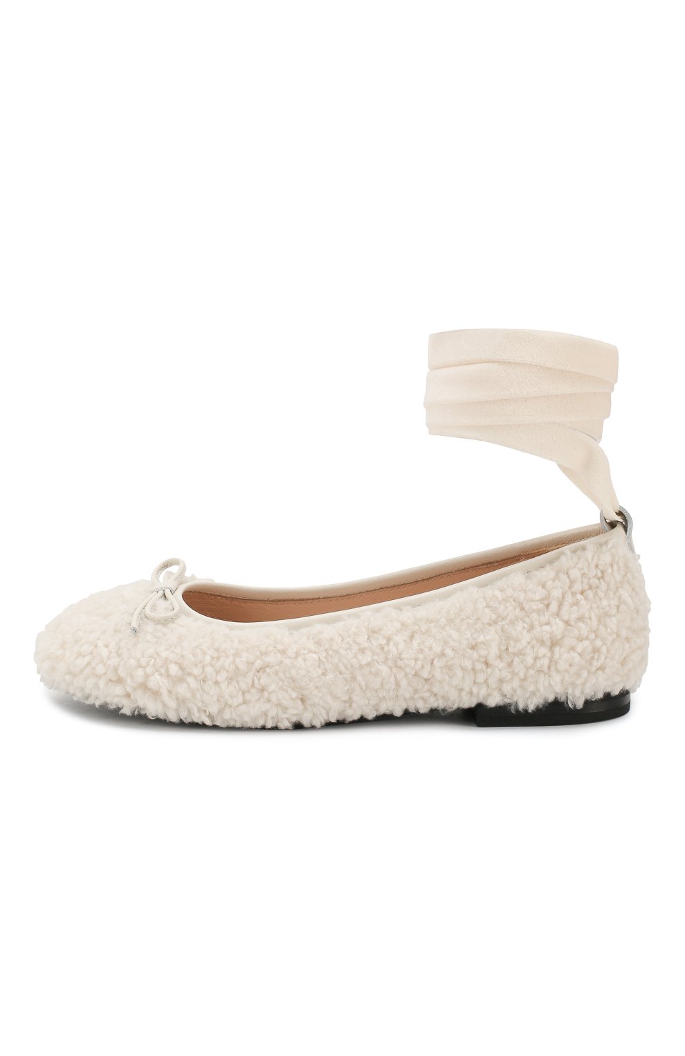 Балетки IL GUFO бежевого цвета по цене 18250 руб., арт. G397/RICC0LIN0/27-30, фото 2 Балетки IL GUFO, арт. G397/RICC0LIN0/27-30, фото 2