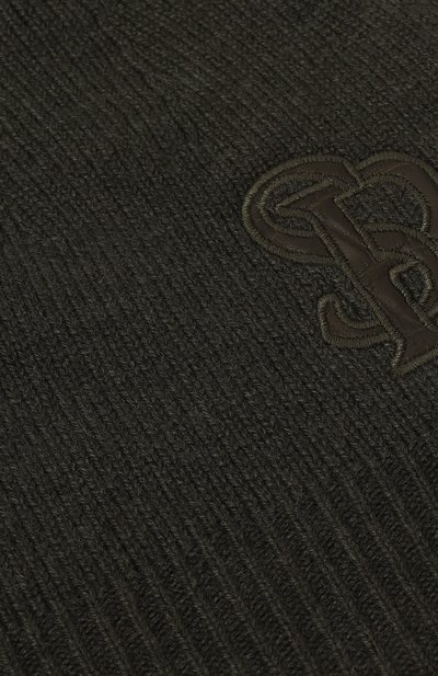 Кашемировая шапка с отделкой из кожи крокодила STEFANO RICCI хаки цвета по цене 105000 руб., арт. K606040CUF/F24305, фото 3 Кашемировая шапка с отделкой из кожи крокодила STEFANO RICCI, арт. K606040CUF/F24305, фото 3