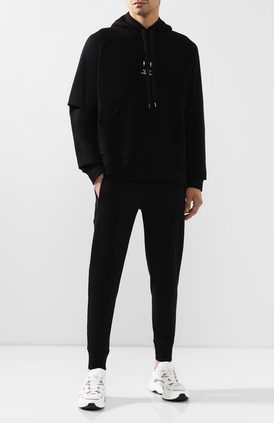 Хлопковое худи NEIL BARRETT, арт. PBJS485/M542S, фото 2