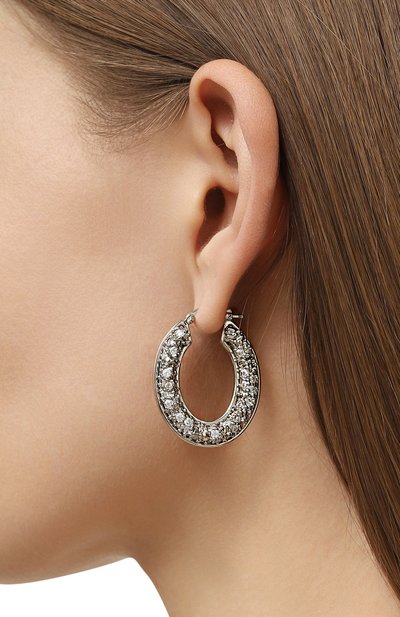 Серьги JIL SANDER серебряного цвета по цене 73700 руб., арт. J56VG0010 P5092, фото 2 Серьги JIL SANDER, арт. J56VG0010 P5092, фото 2