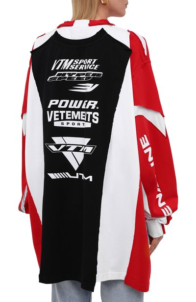 Хлопковый свитшот VETEMENTS, арт. UA52TR870R 1613/W, фото 4