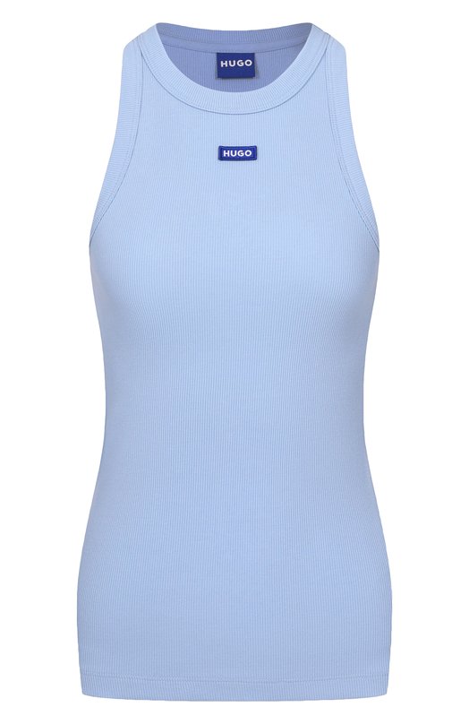 Хлопковая майка HUGO Blue 50508857 Голубой 50508857