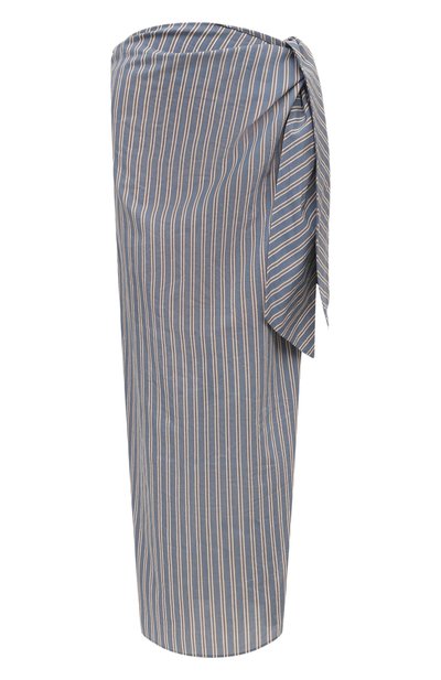 Женская юбка из хлопка и шелка BRUNELLO CUCINELLI, арт. MP774G3672