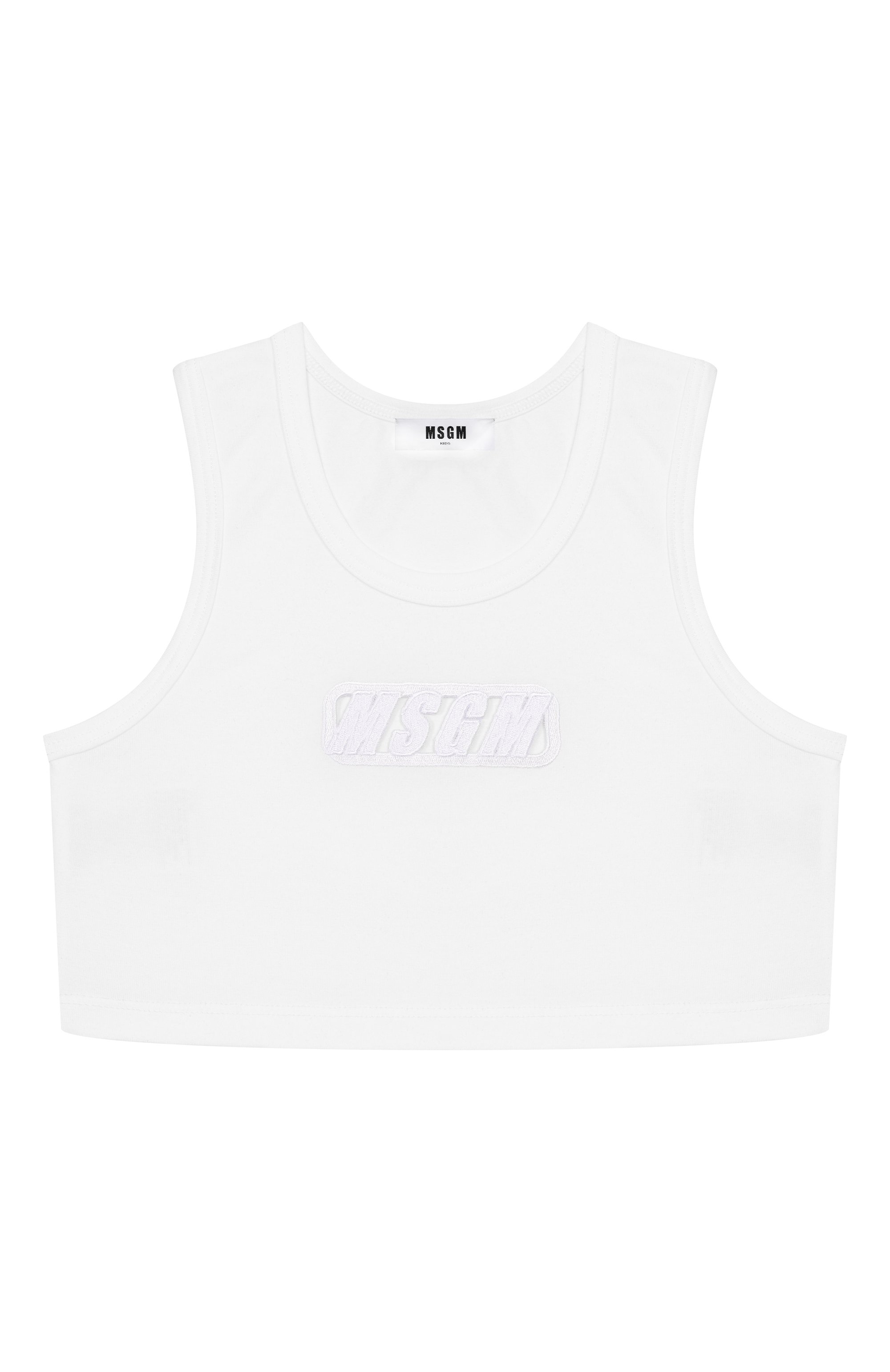 Хлопковый топ MSGM KIDS, арт. S5MSJGT0085, фото 1