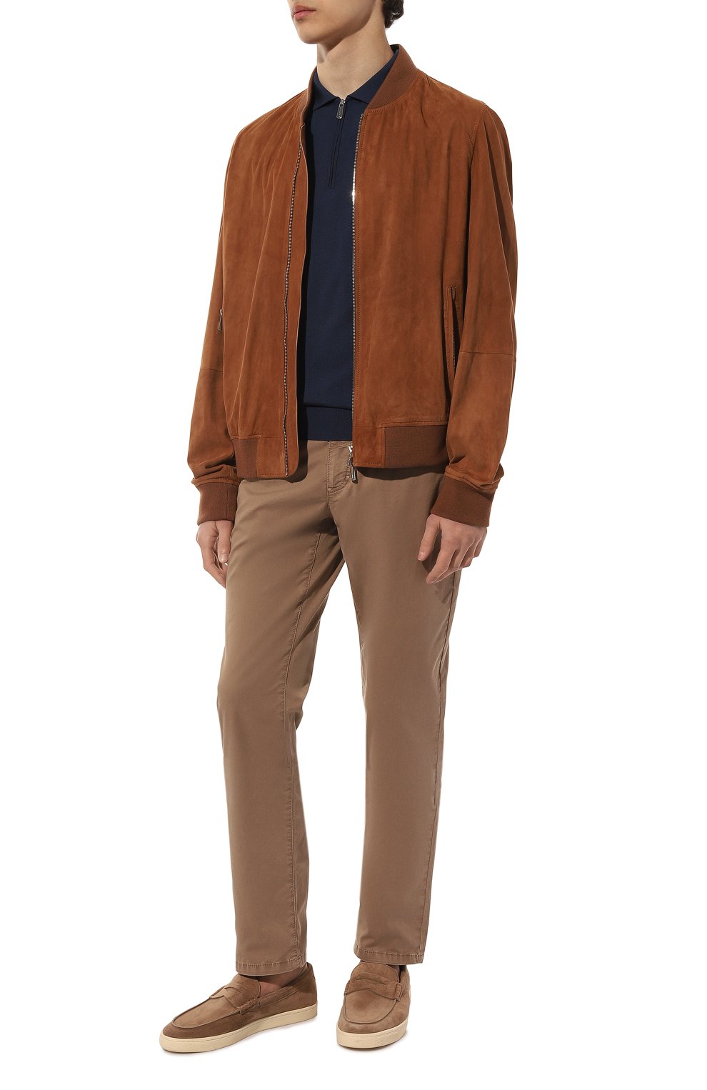 Шелковое поло SVEVO темно-синего цвета по цене 85300 руб., арт. 3501/BSE23/MP35, фото 2 Шелковое поло SVEVO, арт. 3501/BSE23/MP35, фото 2