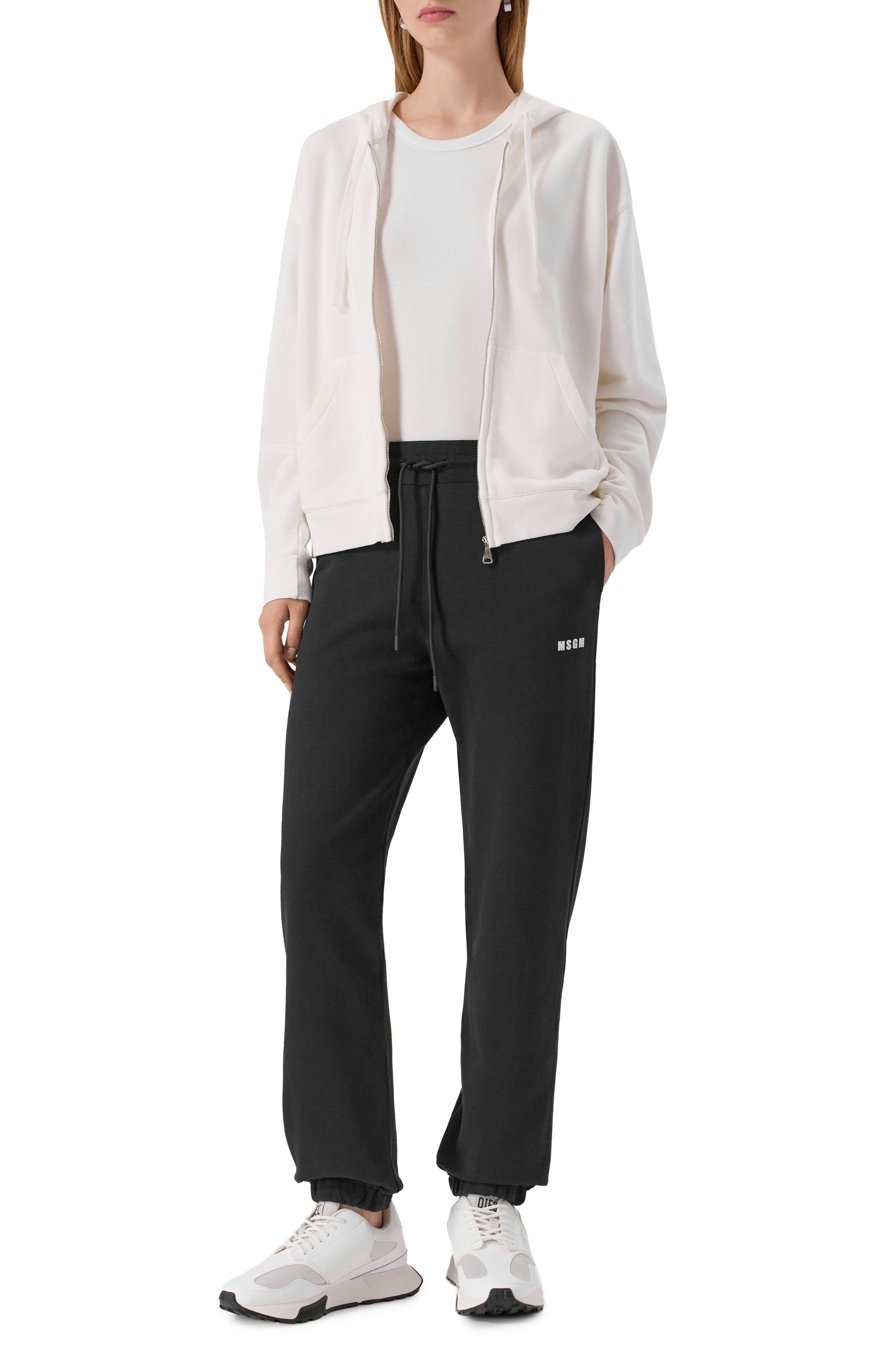 Хлопковые джоггеры MSGM, арт. 2000MDP500/300000, фото 2