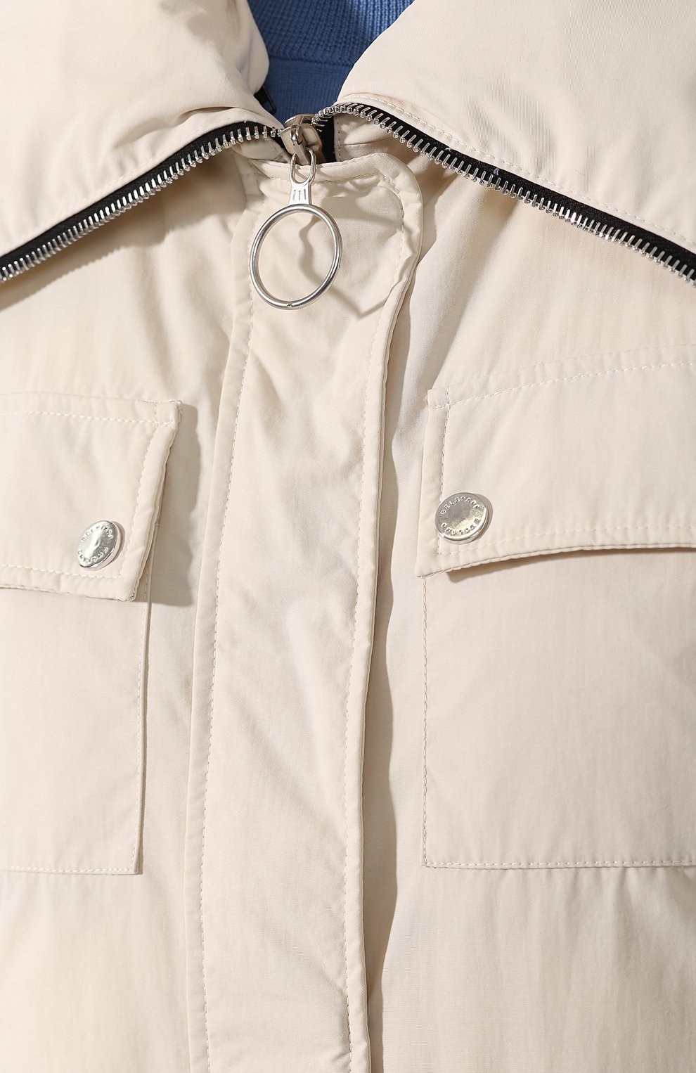 Пуховая куртка BELSTAFF светло-серого цвета по цене 42600 руб., арт. 72050499/C50N0518, фото 5 Пуховая куртка BELSTAFF, арт. 72050499/C50N0518, фото 5
