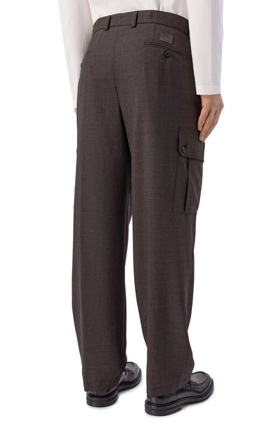 Шерстяные брюки-карго DOLCE & GABBANA, арт. GP100T/HU2B0, фото 4