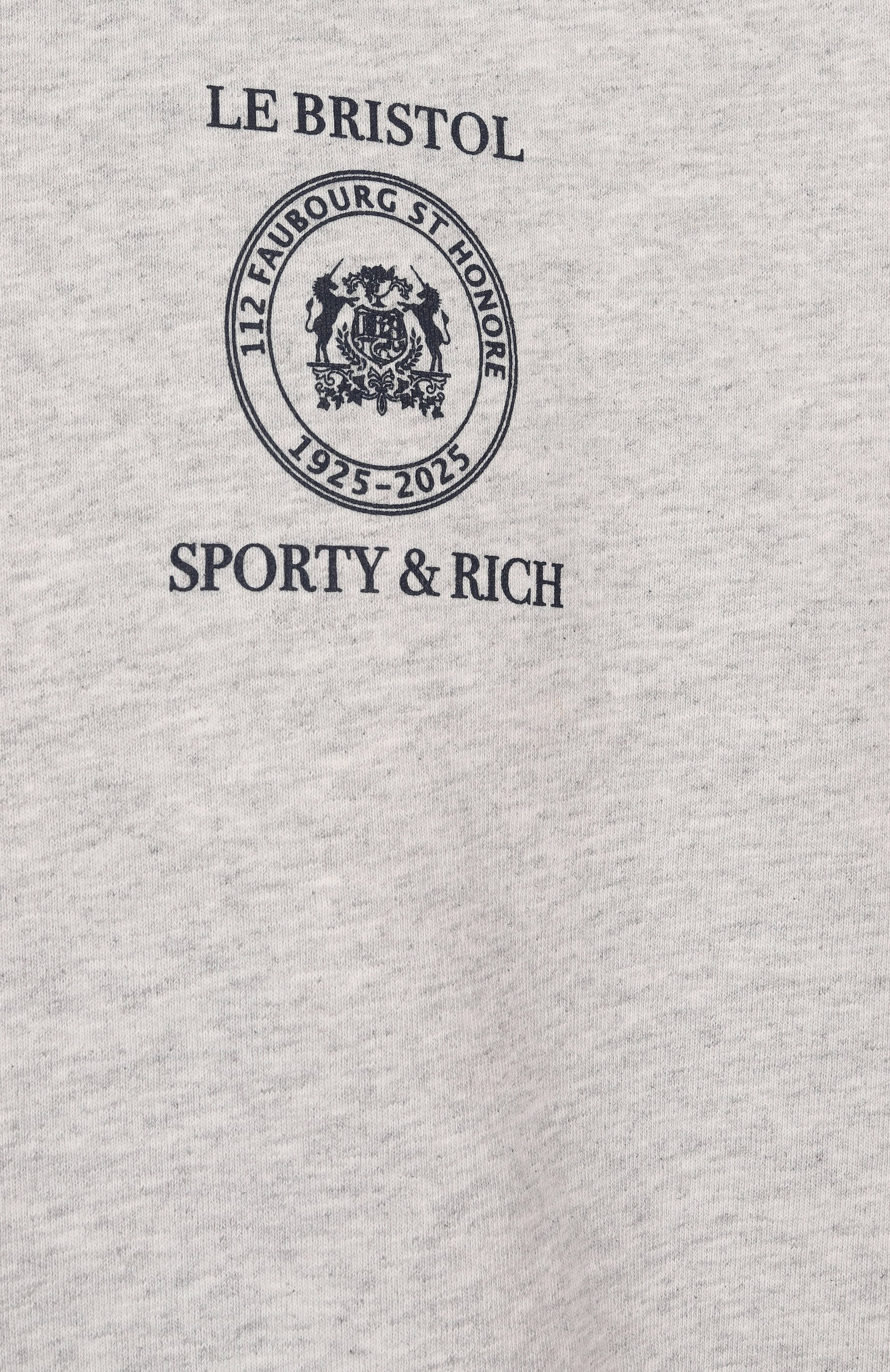 Хлопковый свитшот sporty & rich x le bristol paris SPORTY AND RICH, арт. ST071517620GY03, фото 10