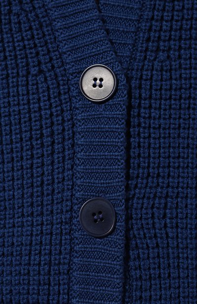 Шерстяной кардиган WINDSOR синего цвета по цене 49950 руб., арт. 52 DP204/10010515, фото 5 Шерстяной кардиган WINDSOR, арт. 52 DP204/10010515, фото 5