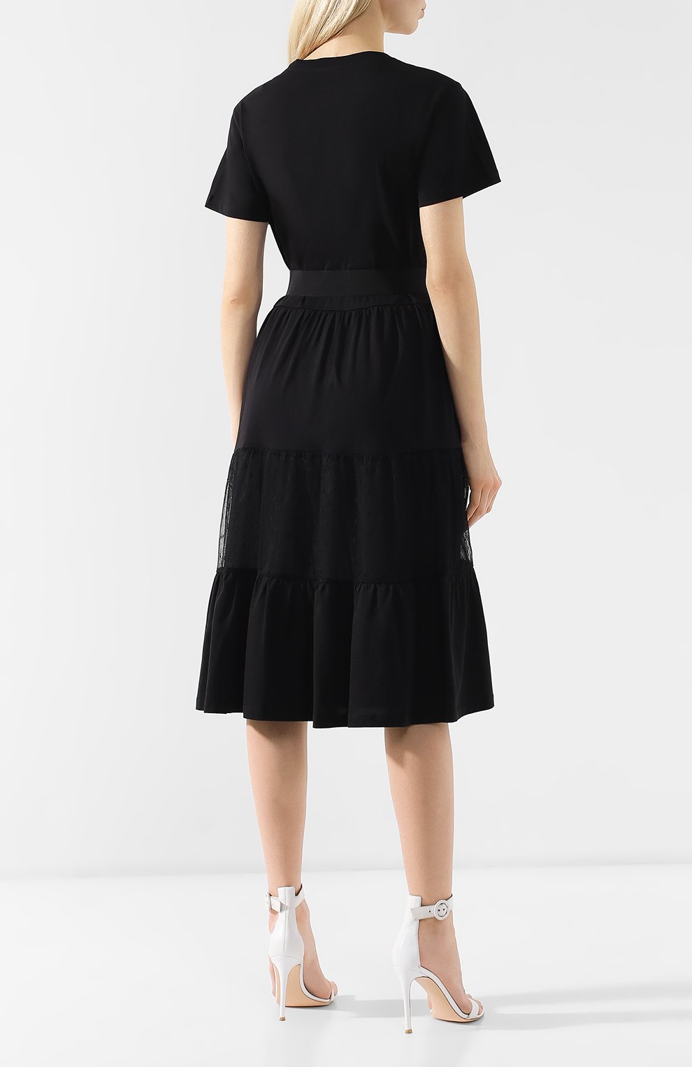 Хлопковое платье REDVALENTINO, арт. RR3MJ00U/XFW, фото 4