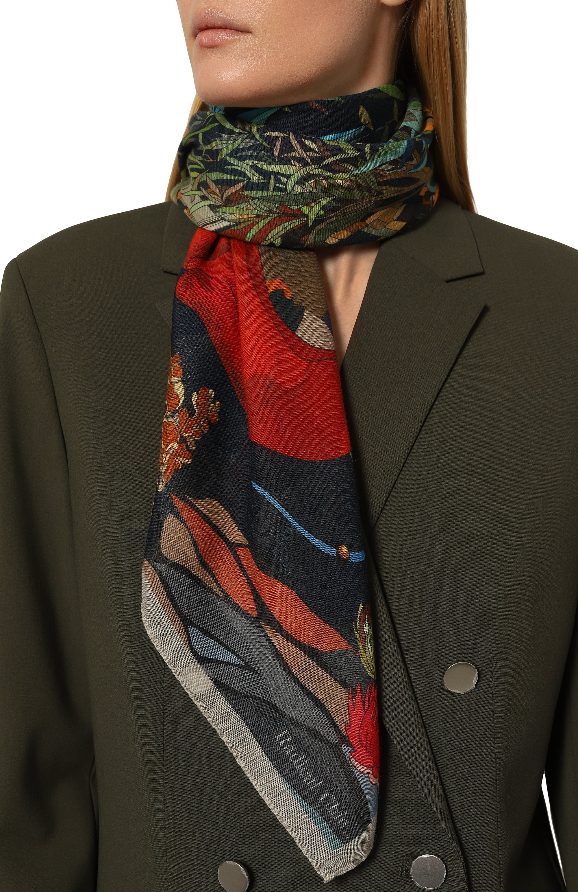 Шаль maghreb из шерсти и шелка RADICAL CHIC, арт. 640841.13.09, фото 2