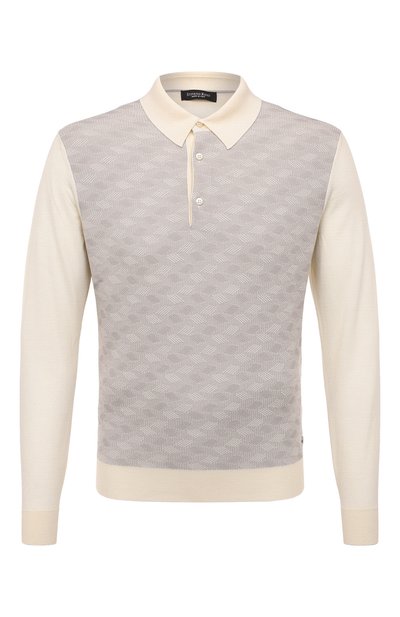 Мужская поло из шерсти и шелка STEFANO RICCI, арт. K606311P03/F22464