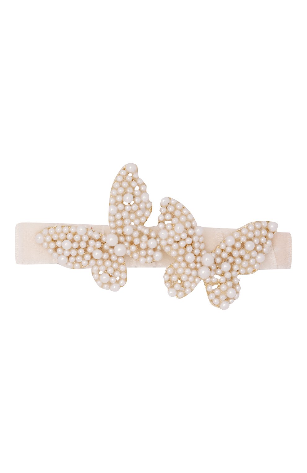 Заколка DAVID CHARLES белого цвета по цене 4540 руб., арт. 7720, фото 1 Заколка DAVID CHARLES, арт. 7720, фото 1