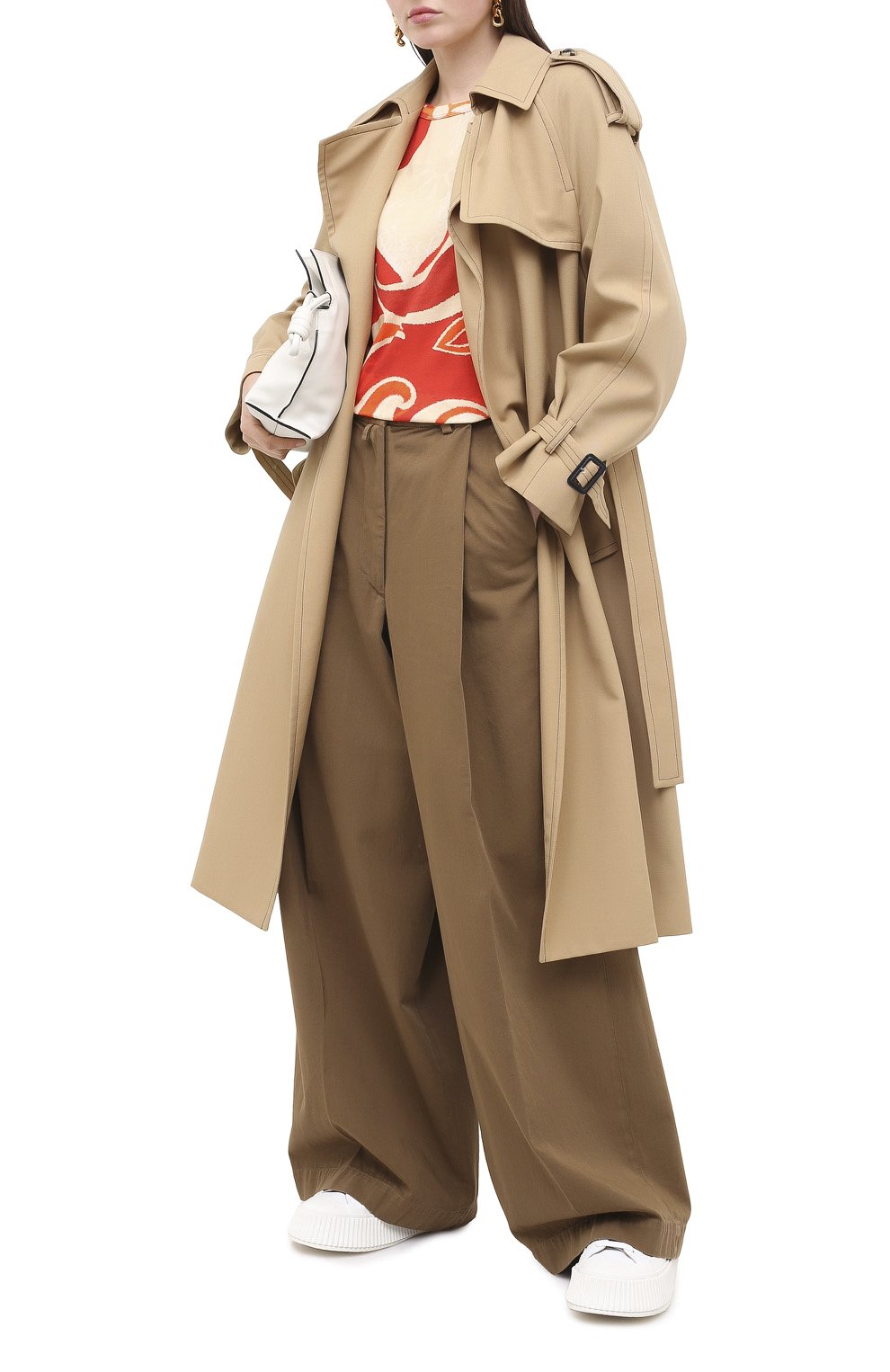 Хлопковая футболка DRIES VAN NOTEN красного цвета по цене 29800 руб., арт. 202-31118-1617, фото 2 Хлопковая футболка DRIES VAN NOTEN, арт. 202-31118-1617, фото 2