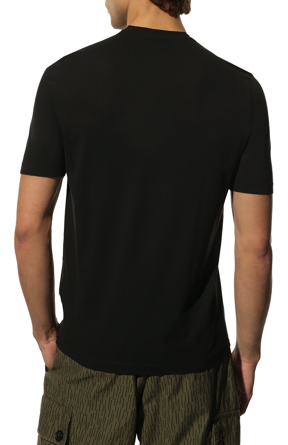 Хлопковая футболка KIRED черного цвета по цене 16650 руб., арт. WBACI0MW7521024008, фото 4 Хлопковая футболка KIRED, арт. WBACI0MW7521024008, фото 4