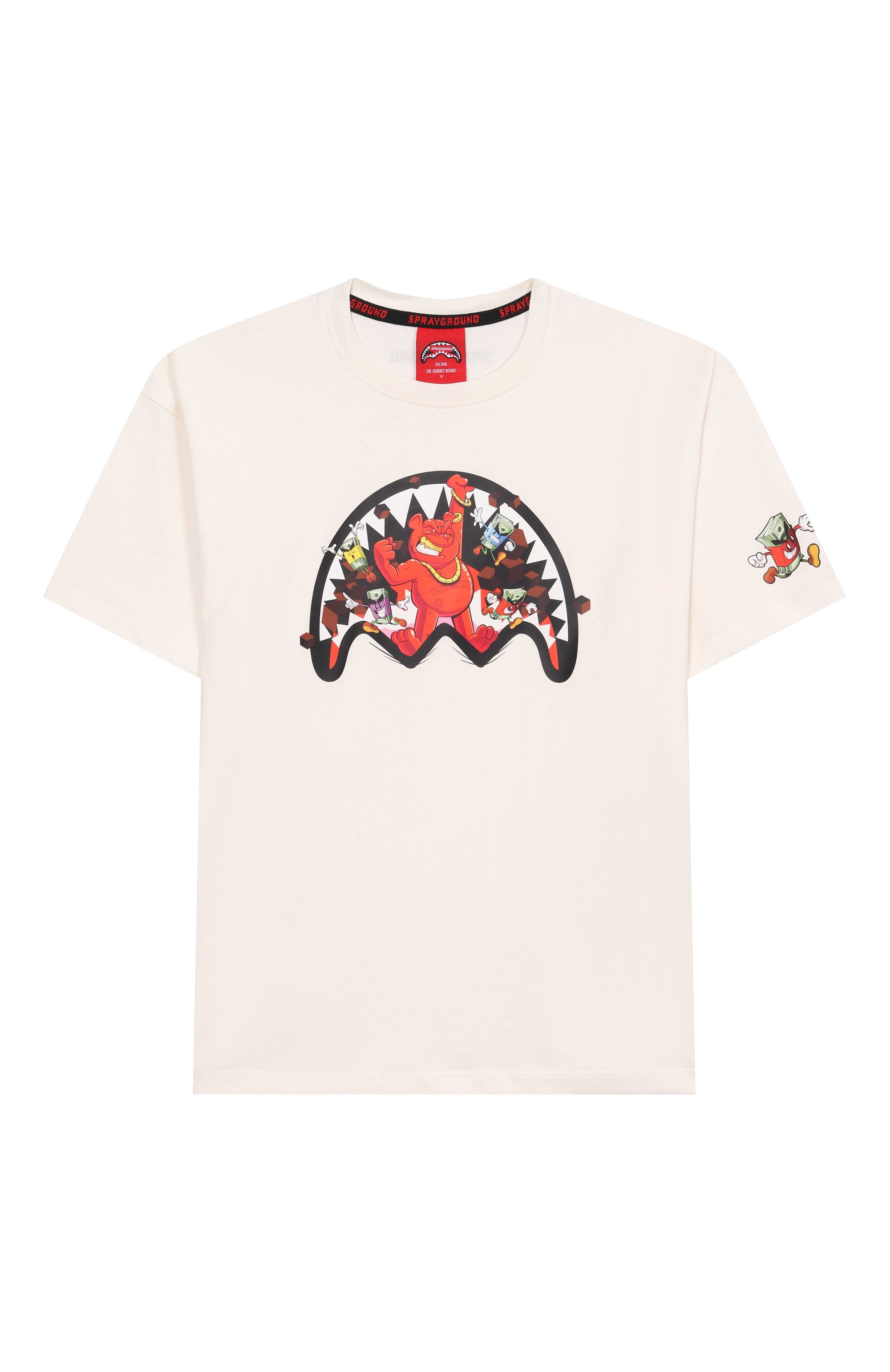 Хлопковая футболка SPRAYGROUND, арт. SPY1423IV0, фото 1