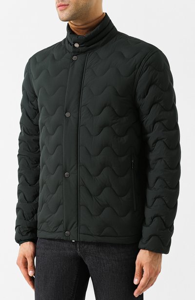 Стеганая куртка на молнии с воротником-стойкой ZEGNA, арт. VR016/ZZ040, фото 3