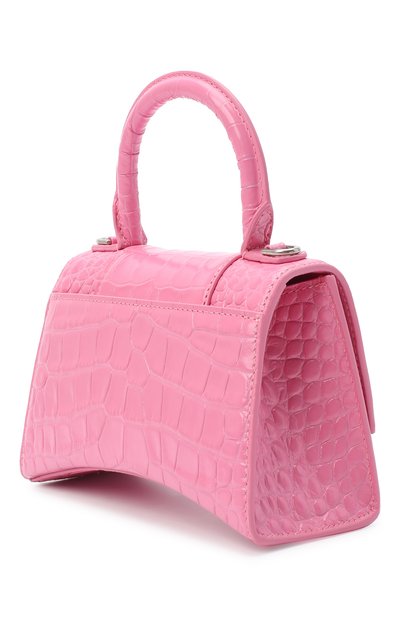Сумка hourglass xs BALENCIAGA розового цвета по цене 263500 руб., арт. 592833/1LR6Y, фото 3 Сумка hourglass xs BALENCIAGA, арт. 592833/1LR6Y, фото 3