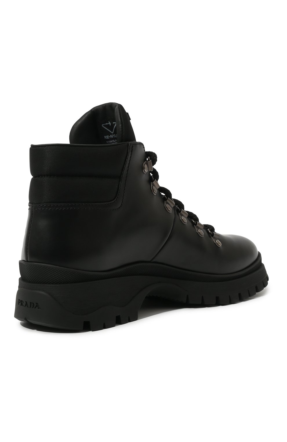 Кожаные ботинки PRADA черного цвета по цене 100000 руб., арт. 1T709M-3LFR-F0002-030, фото 5 Кожаные ботинки PRADA, арт. 1T709M-3LFR-F0002-030, фото 5