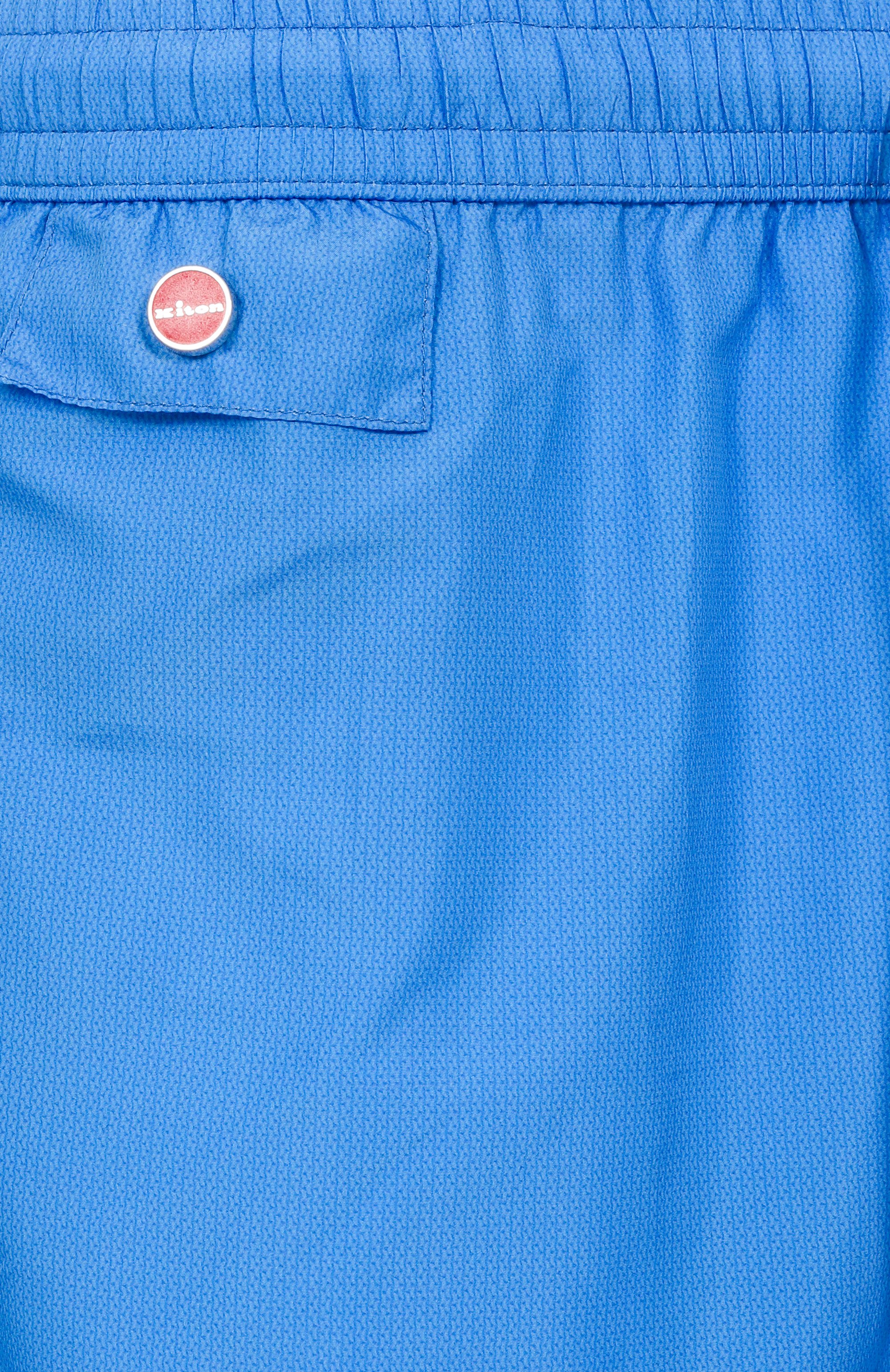 Плавки-шорты KITON голубого цвета по цене 43850 руб., арт. UC0M5CK0750F48, фото 4 Плавки-шорты KITON, арт. UC0M5CK0750F48, фото 4