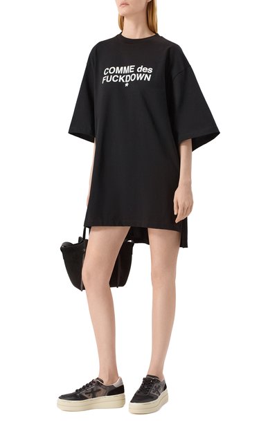 Хлопковое платье COMME DES FUCKDOWN, арт. CFABW01208, фото 2
